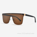 Square Large Metal Men's Sunglasses